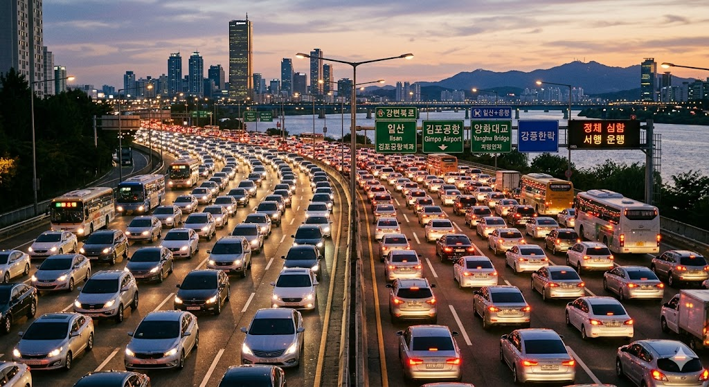 에너지 수요 절감 대책 자동차 5부제 10부제 시행 안내 및 도심 차량 운행 제한 효과 시각 자료