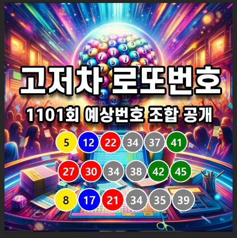 고저차 분석을 이용한 로또 예상번호 생성