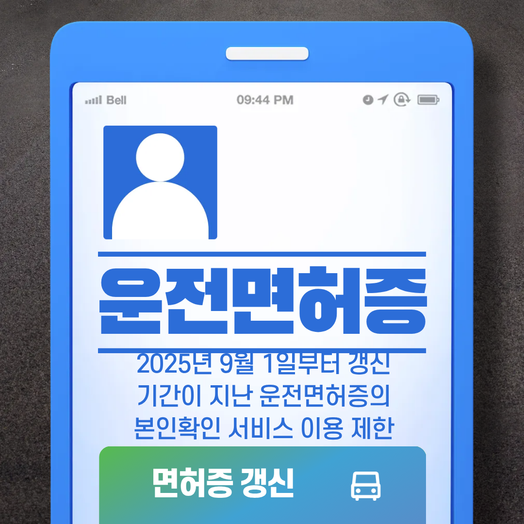 갱신기간 지난 운전면허증 제한