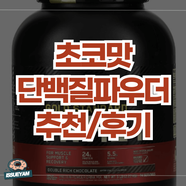 단백질파우더 초코맛 추천