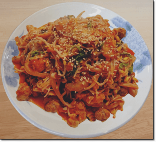미더덕 생성찜