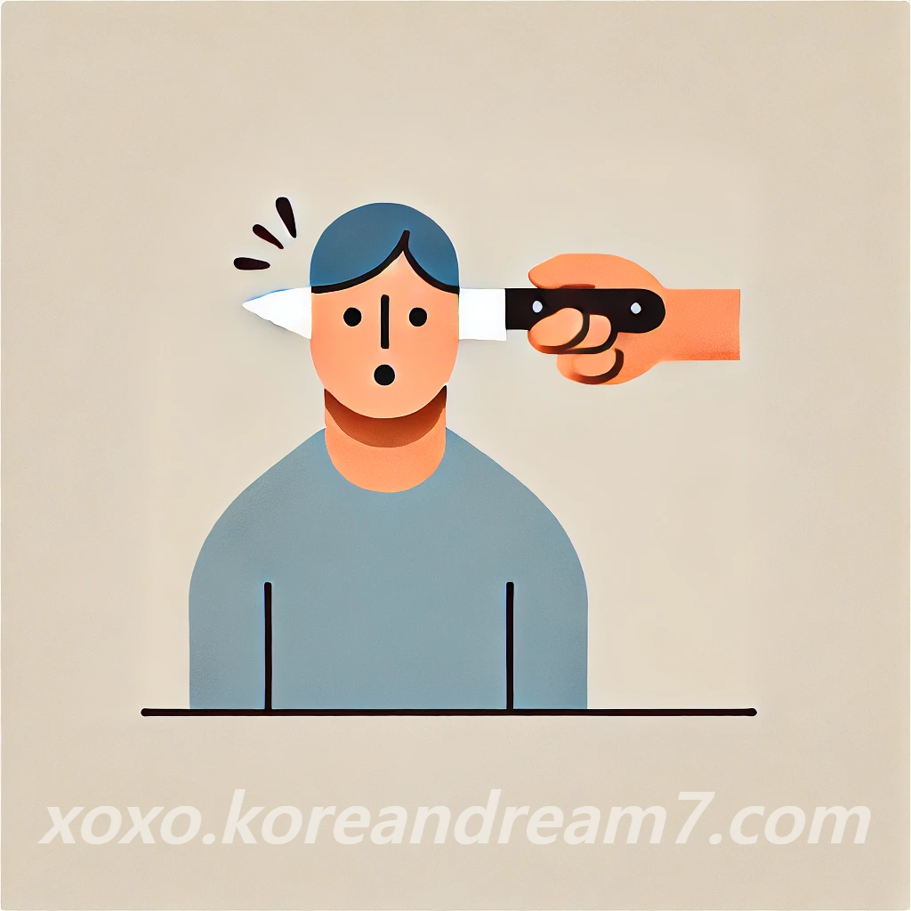 칼에찔리는꿈해몽
