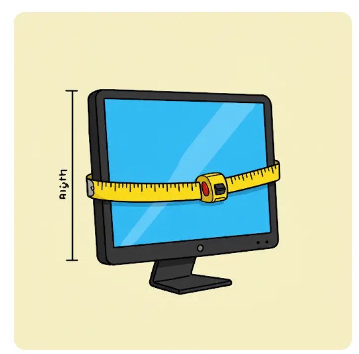 22인치 모니터 가로 세로 크기