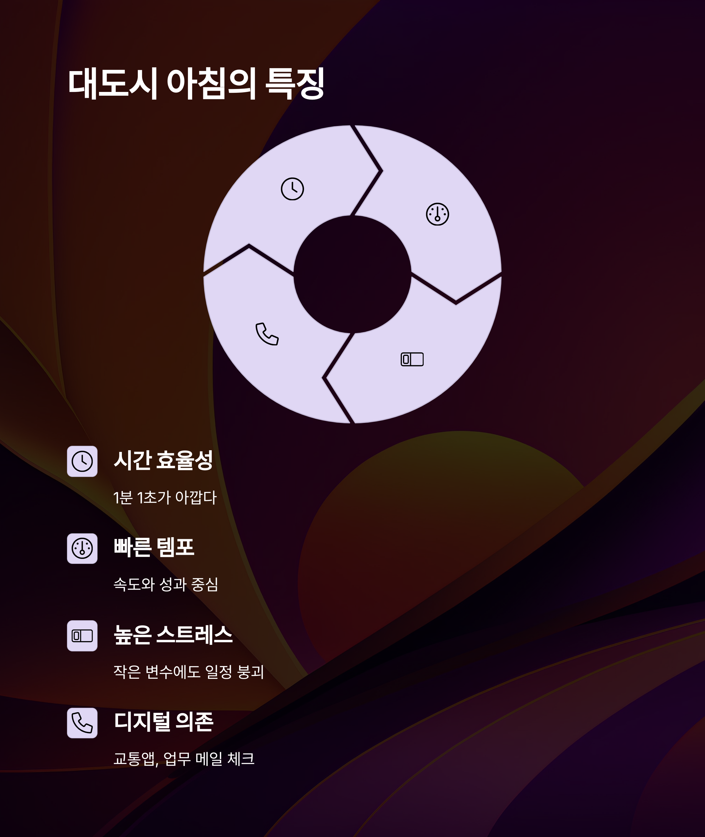 대도시의 아침