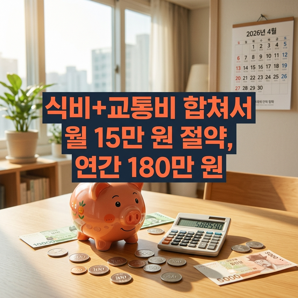 거지맵 K패스 식비교통비 월15만원 절약 시뮬레이션