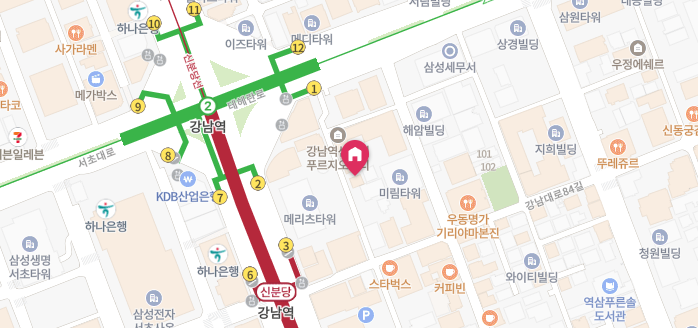 강남 캠퍼스 위치