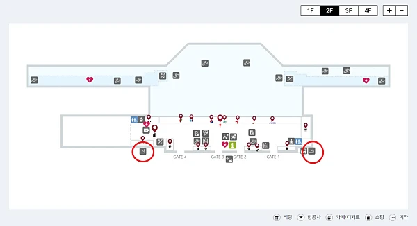 김포공항-국내선-흡연실-2층