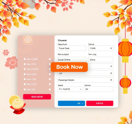 추석기차표예매 그림