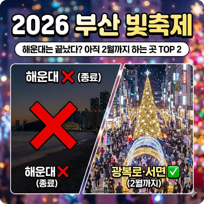 2026 부산 빛축제 광복로 서면