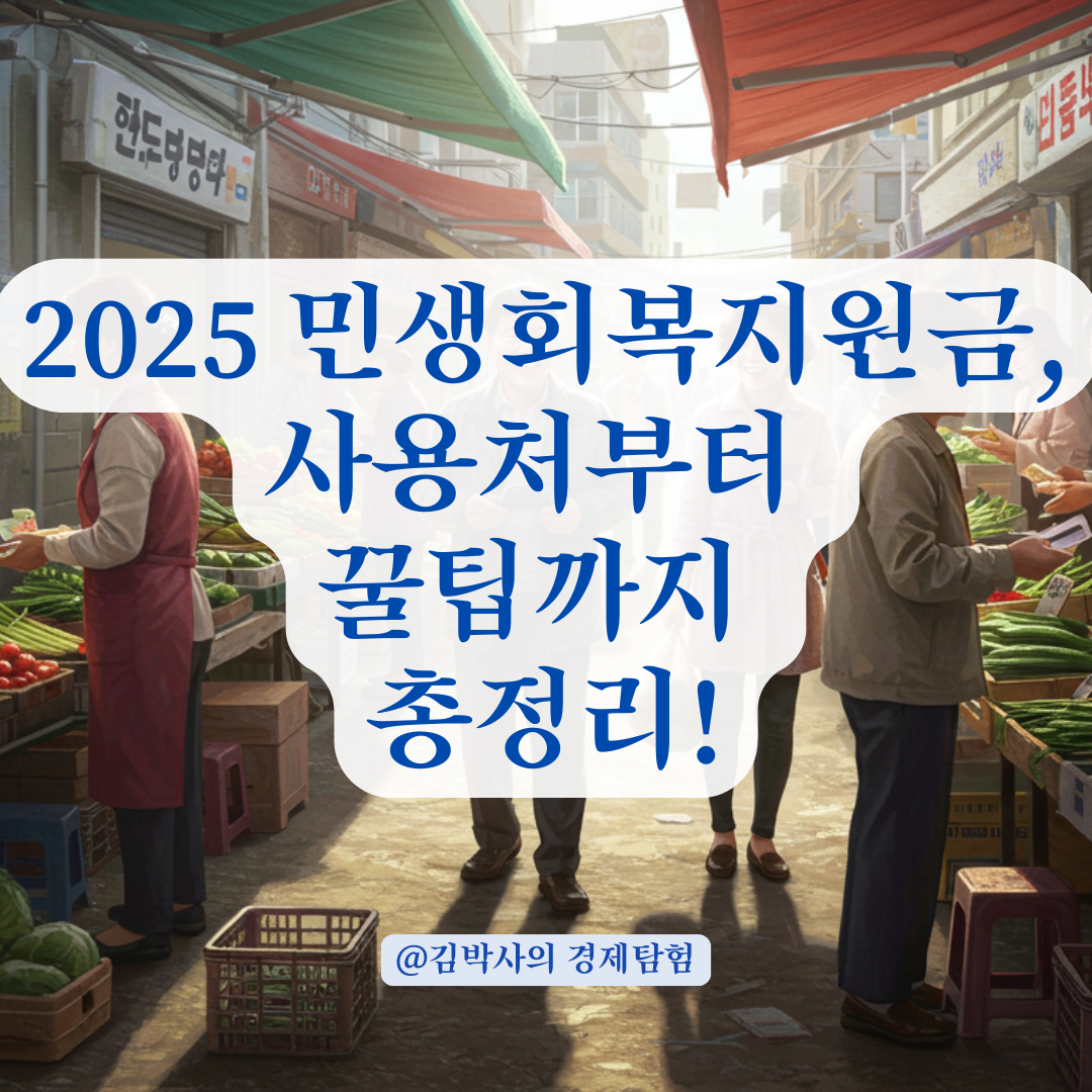 2025 민생회복지원금 사용처, 이렇게 조회하세요! 온라인&middot;오프라인 조회법 총정리.