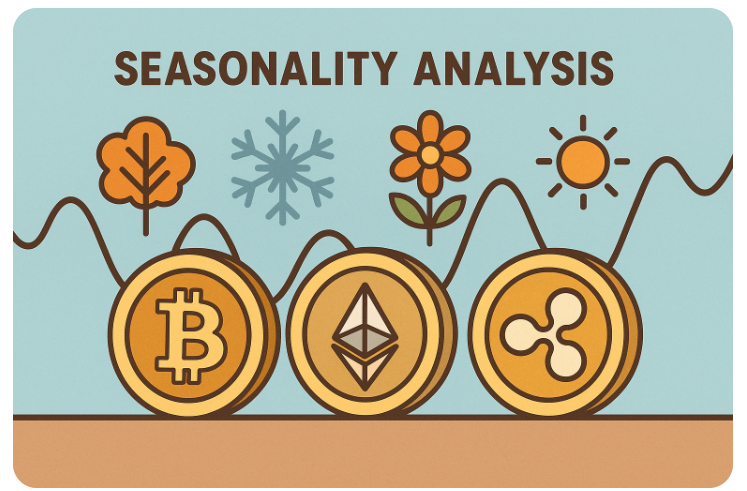 비트코인 &middot; 이더리움 &middot; 리플 10년 계절성 분석