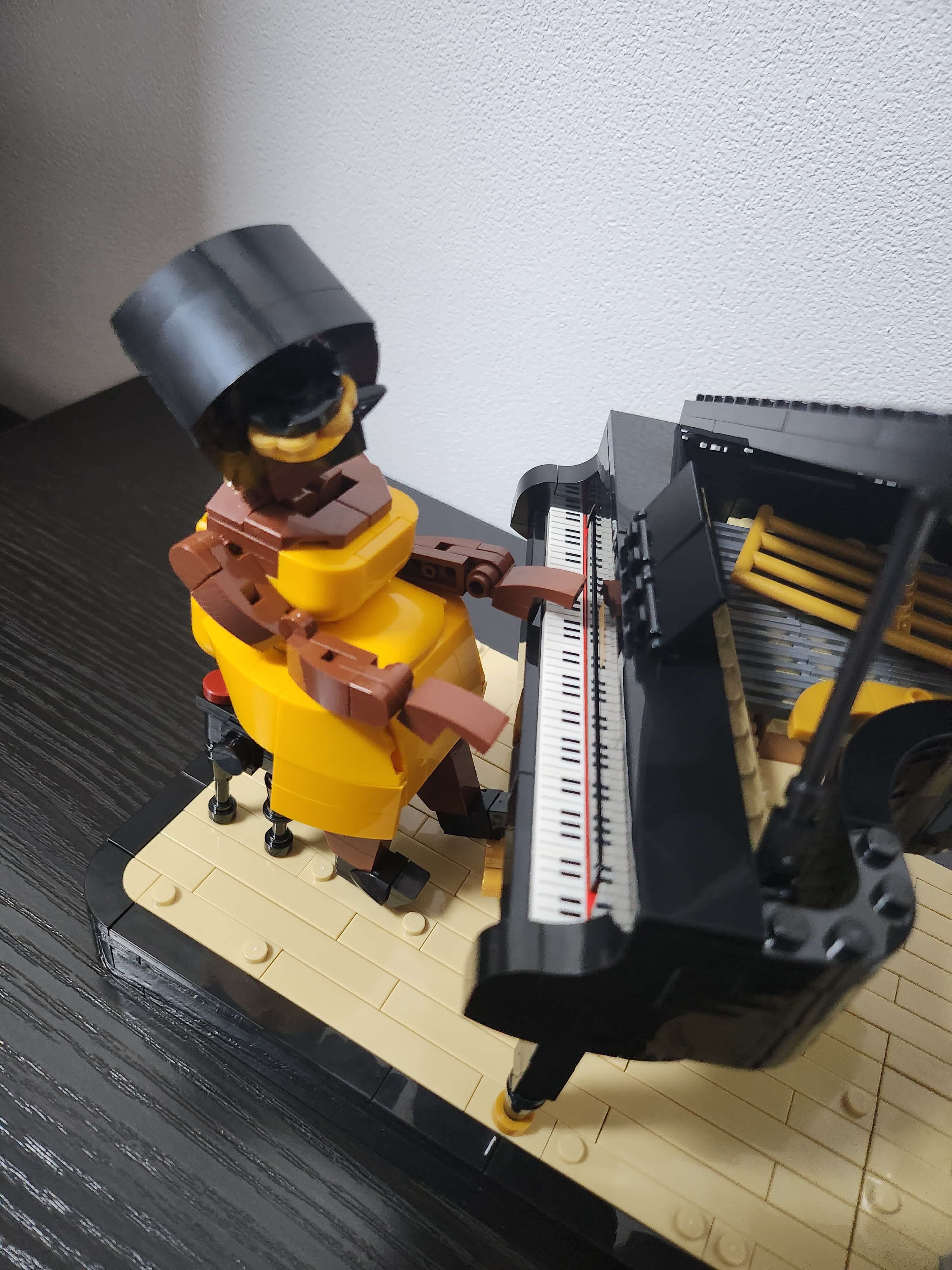 레고 재즈 4중주 (#21334) 피아노 파트 조립전 & 완성 본