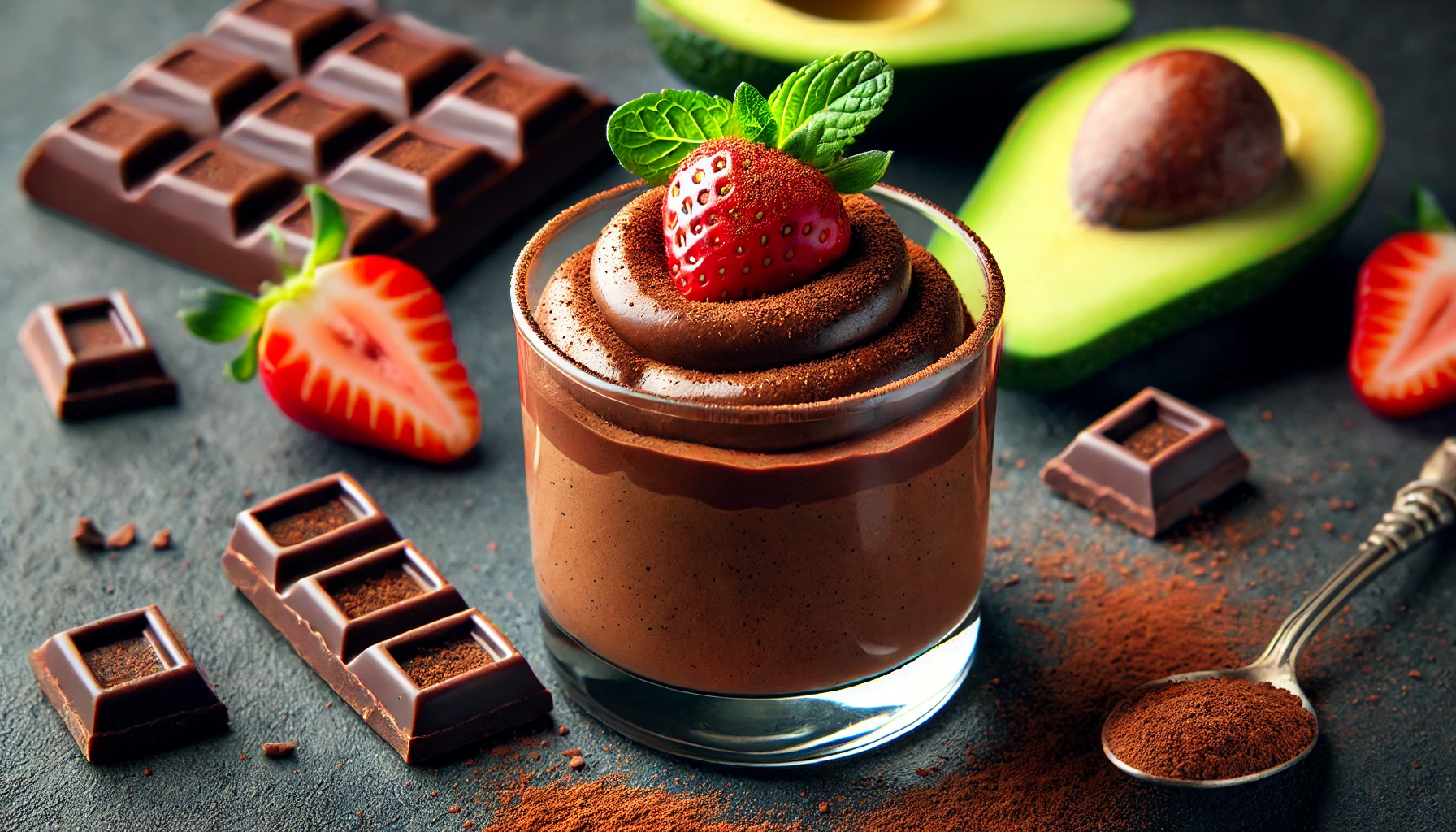 아보카도 초콜릿 무스