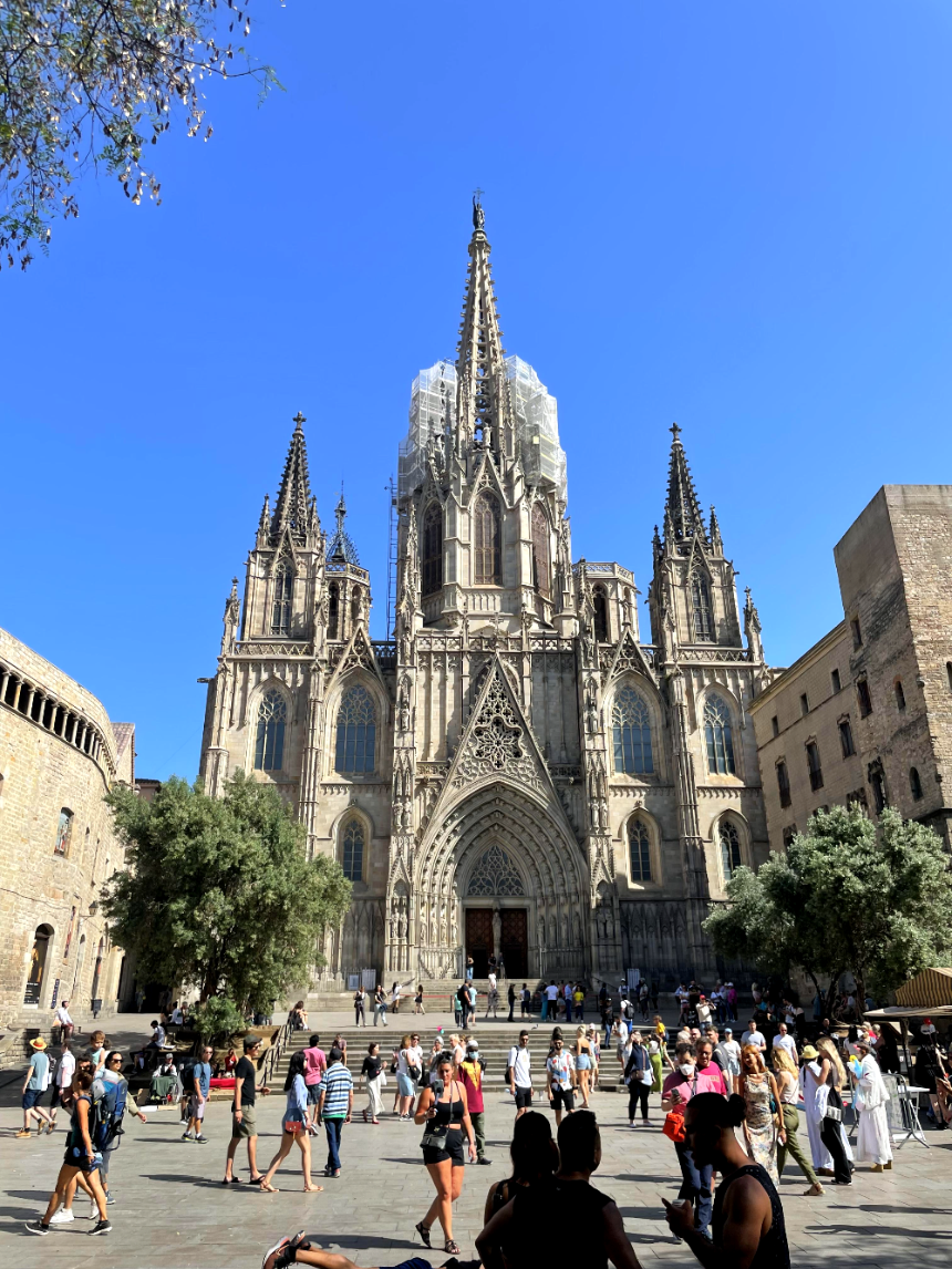 바르셀로나 대성당 정면