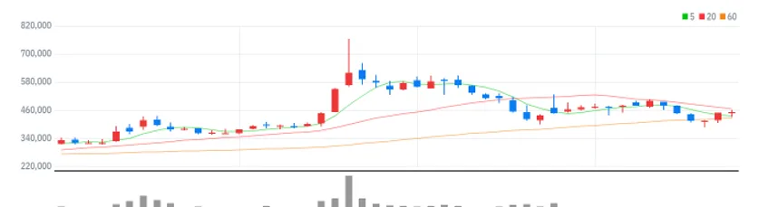 POSCO홀딩스 주봉