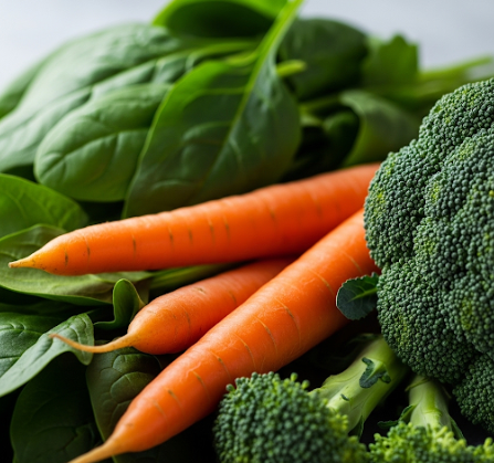 눈에 좋은 당근, 시금치, 브로클리