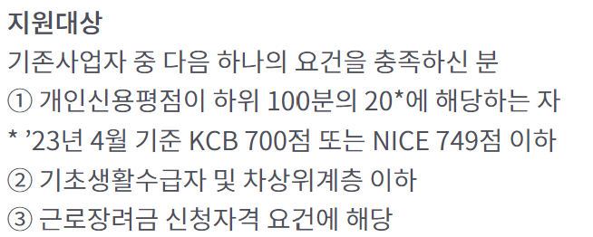 미소금융 시설개설자금