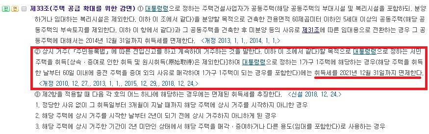 무주택자취득세감면