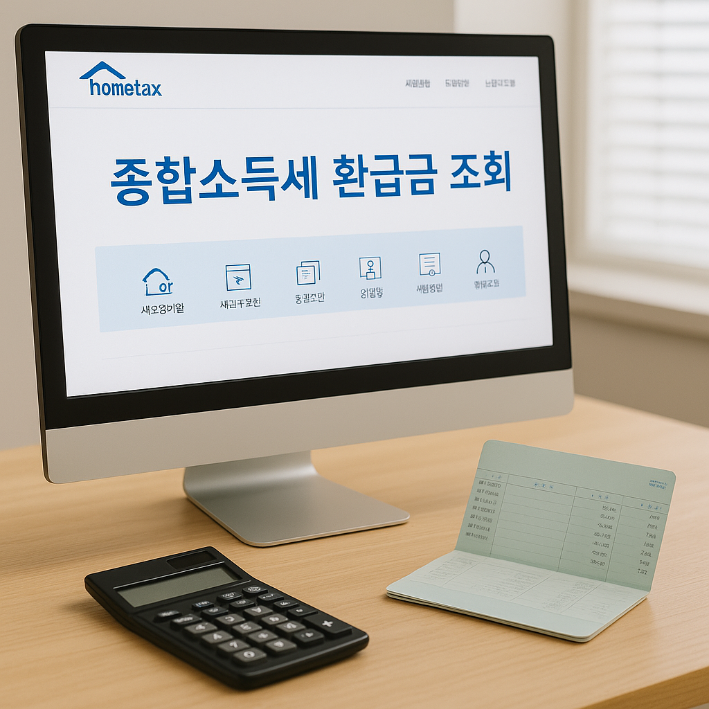 종합소득세 환급금 조회하는 방법과 주의사항