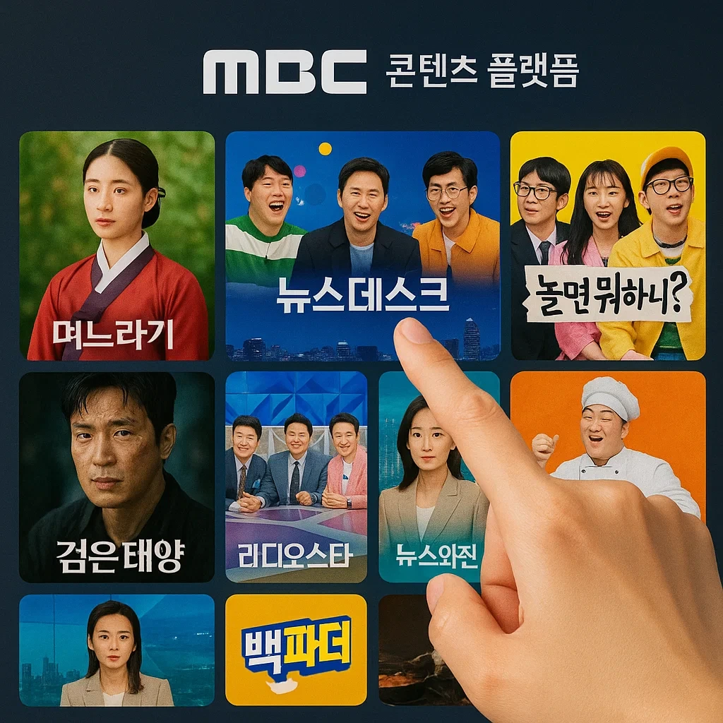 MBC 온에어 실시간 무료 시청! 다양한 기능까지 한눈에
