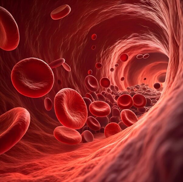혈관 속 세포들