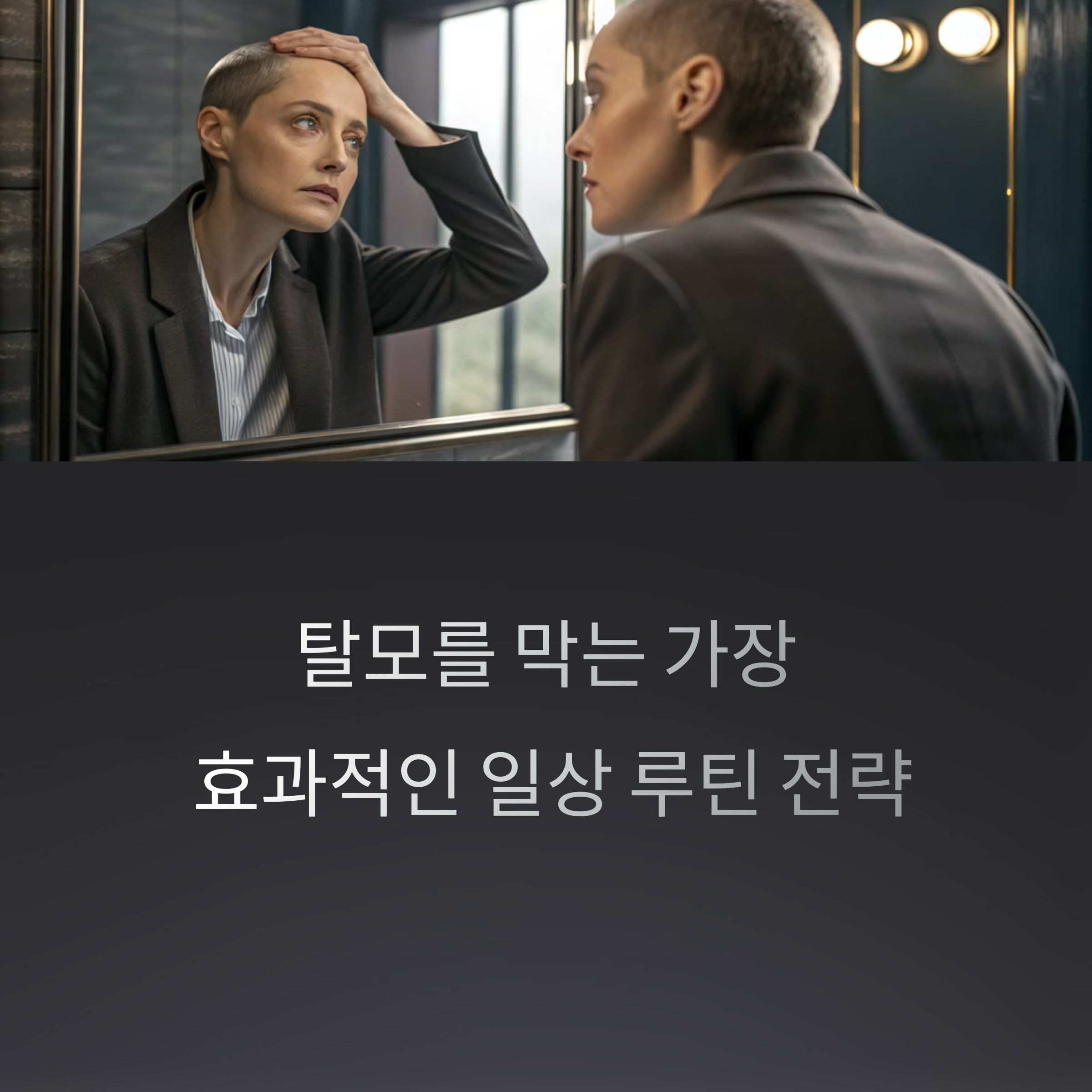 탈모 예방을 위한 가장 효과적인 일상