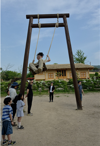안동 하회마을 그네