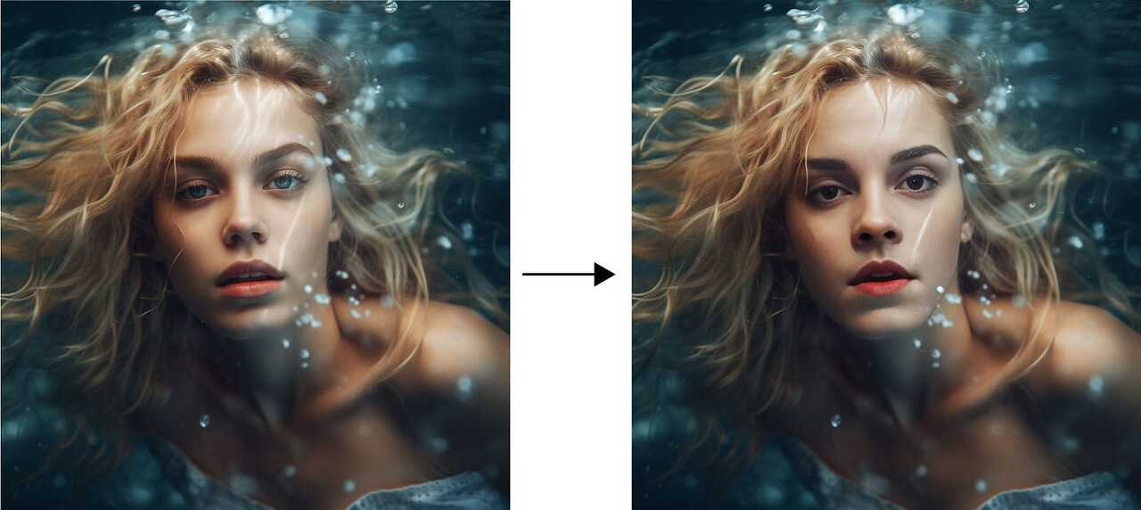 Midjourney InsigtFace를 사용한 얼굴 교체의 예