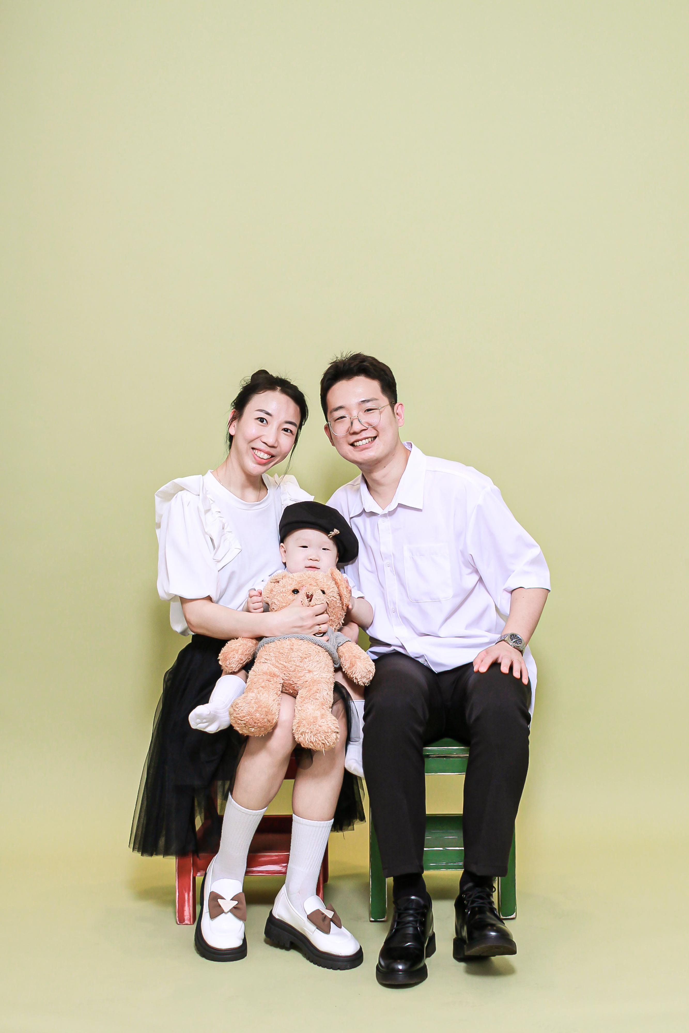 셀프스튜디오에서 찍은 가족사진 2