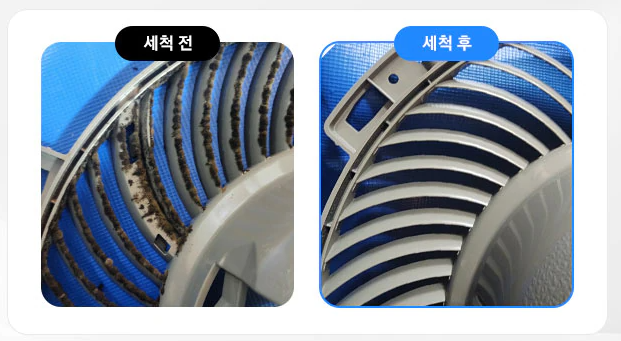 [삼성케어플러스] 전문 세척 과정 정보