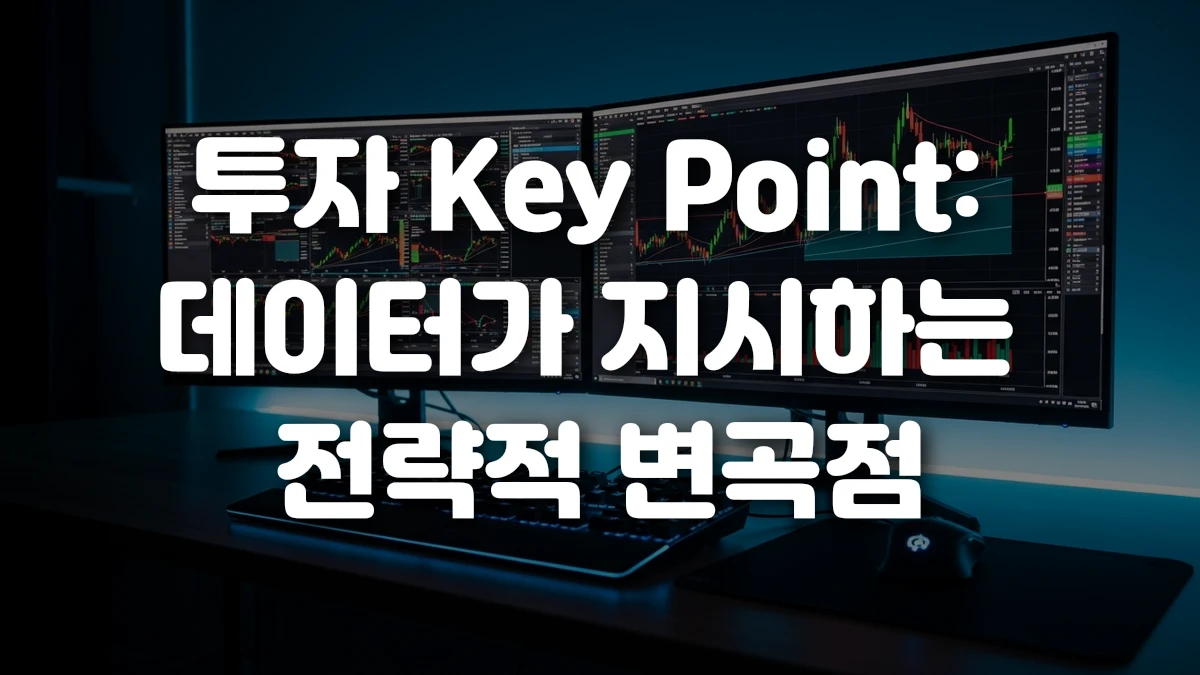 투자 Key Point 데이터가 지시하는 전략적 변곡점