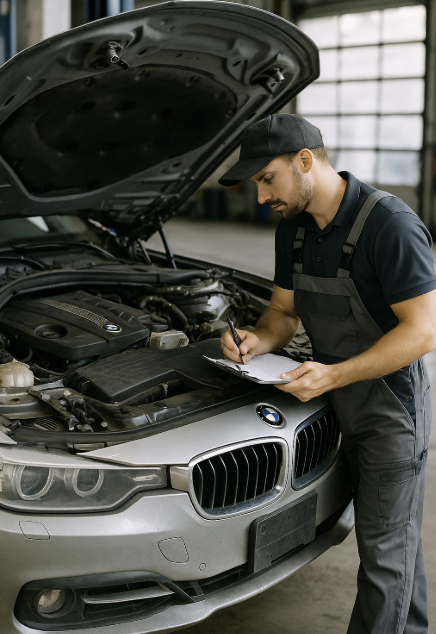 수입차 중고차 점검