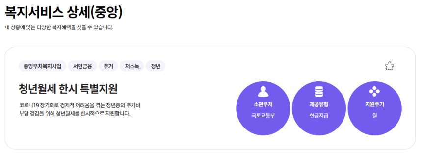 복지로-청년월세지원