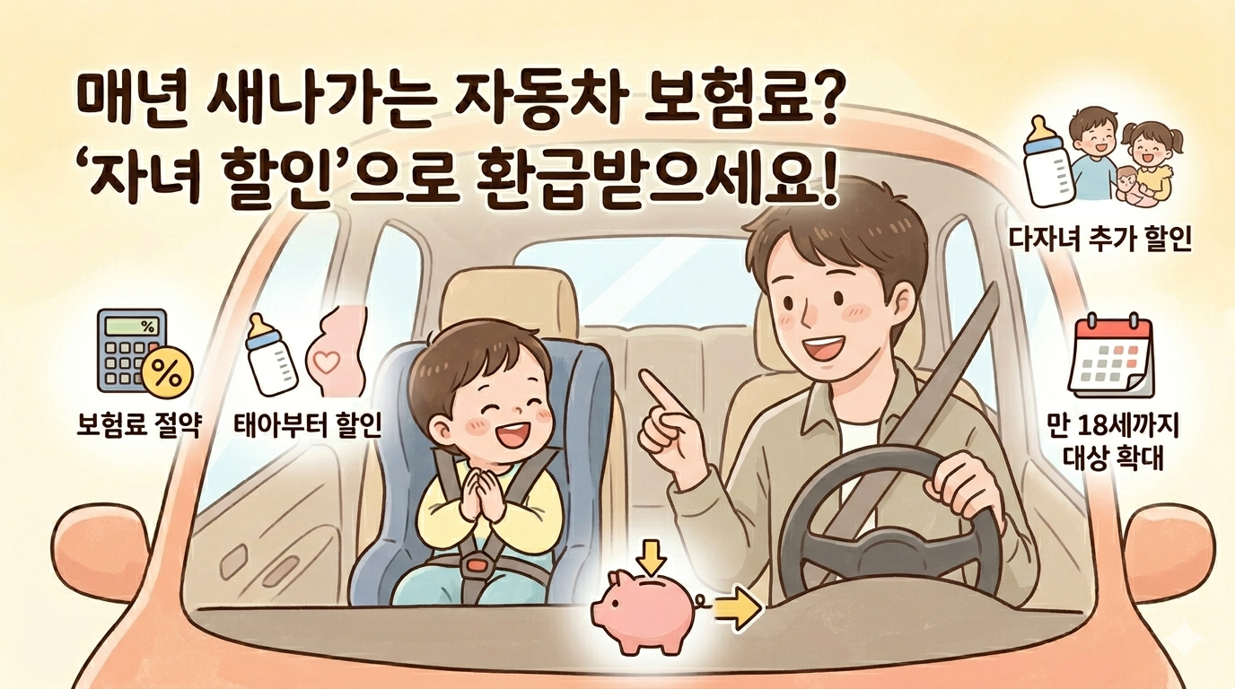 자동차 보험 자녀 특약 할인