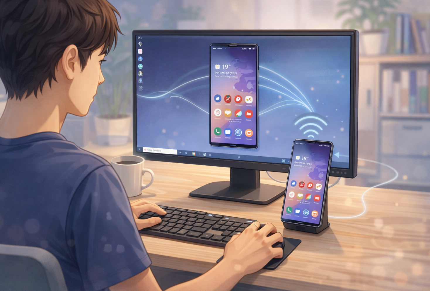 갤럭시 윈도우 연동 관련 사진