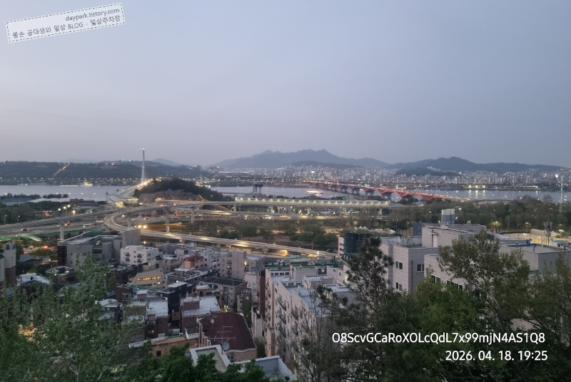 용왕산 스카이워크 한강뷰