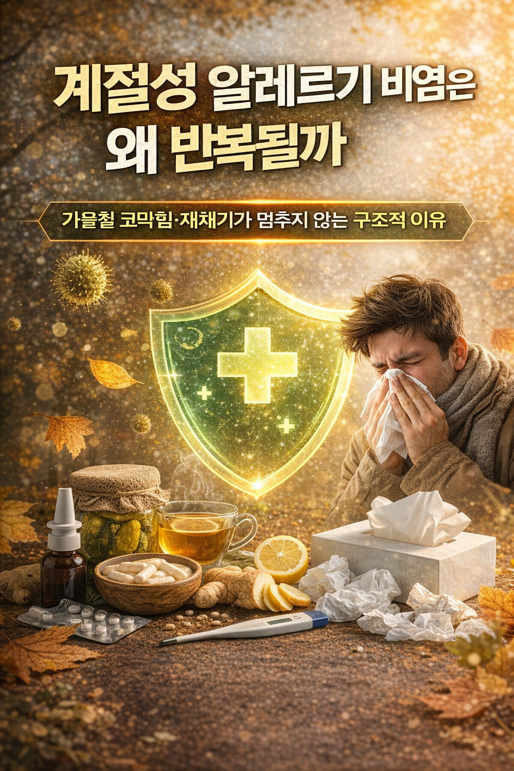 계절성 알레르기 비염은 왜 반복될까 / 가을철 코막힘·재채기가 멈추지 않는 구조적 이유