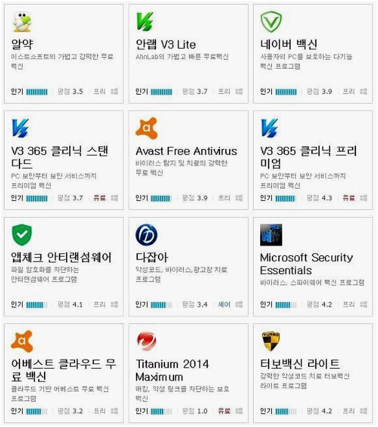 무료 백신 추천