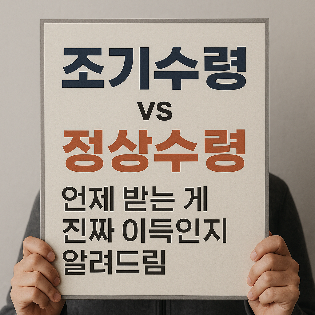 조기수령 vs 정상수령