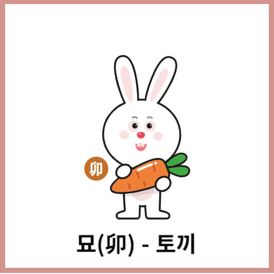 12간지(십이간지) 묘-토끼