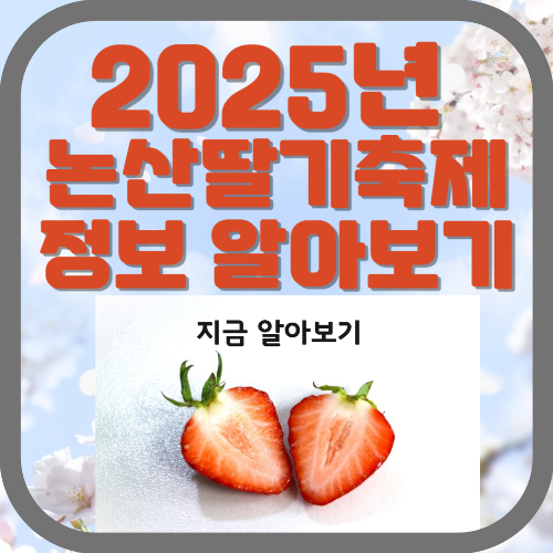 2025 논산딸기축제