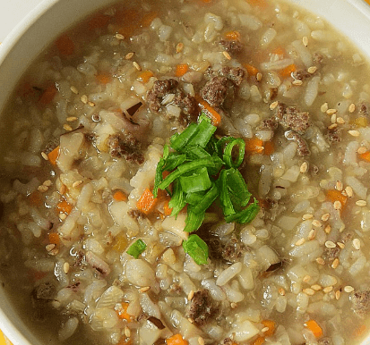 소고기죽 맛있게 끓이는 방법 (만들기/레시피)