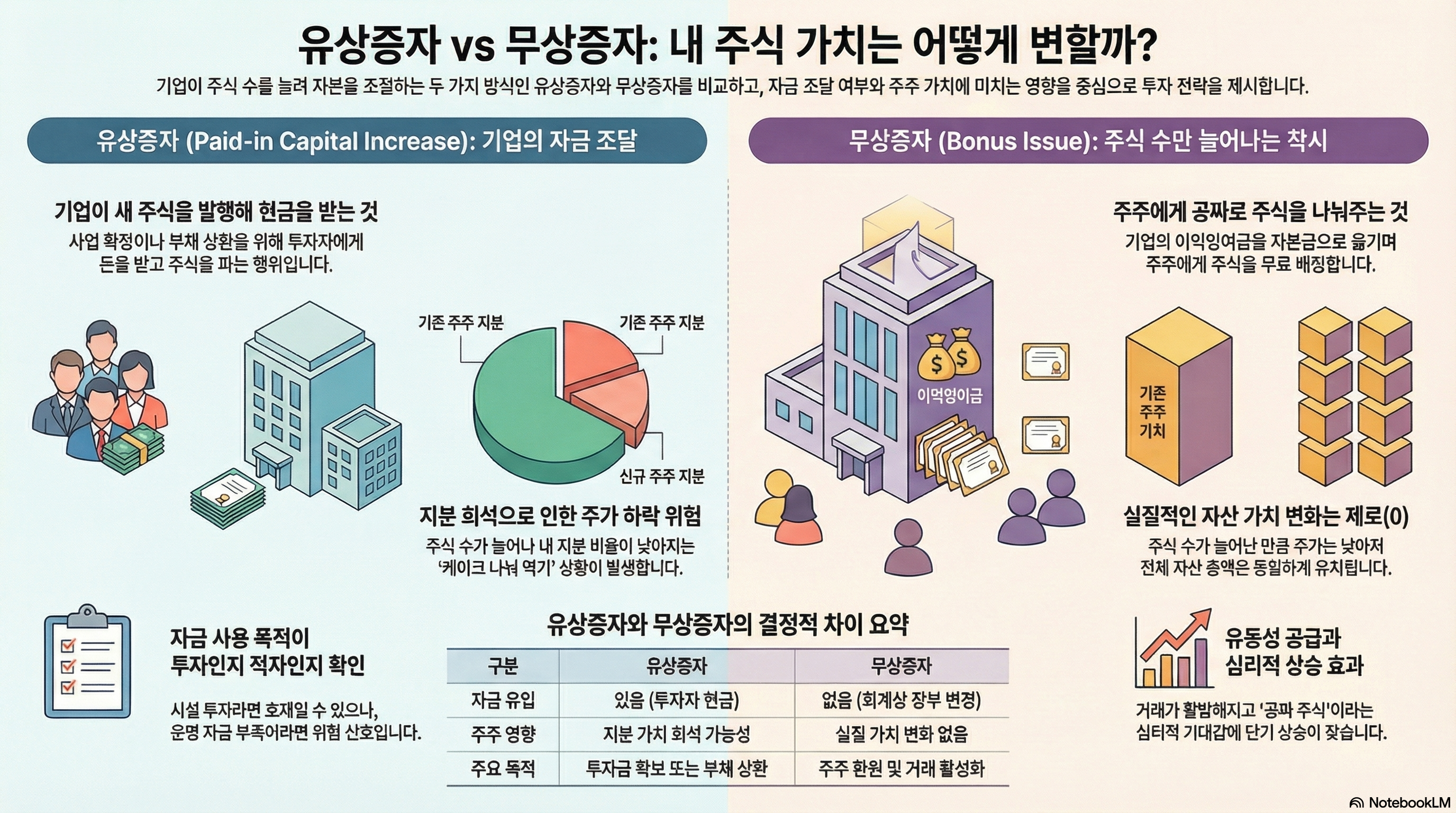 유상증자 뜻과 호재,악재 구분법