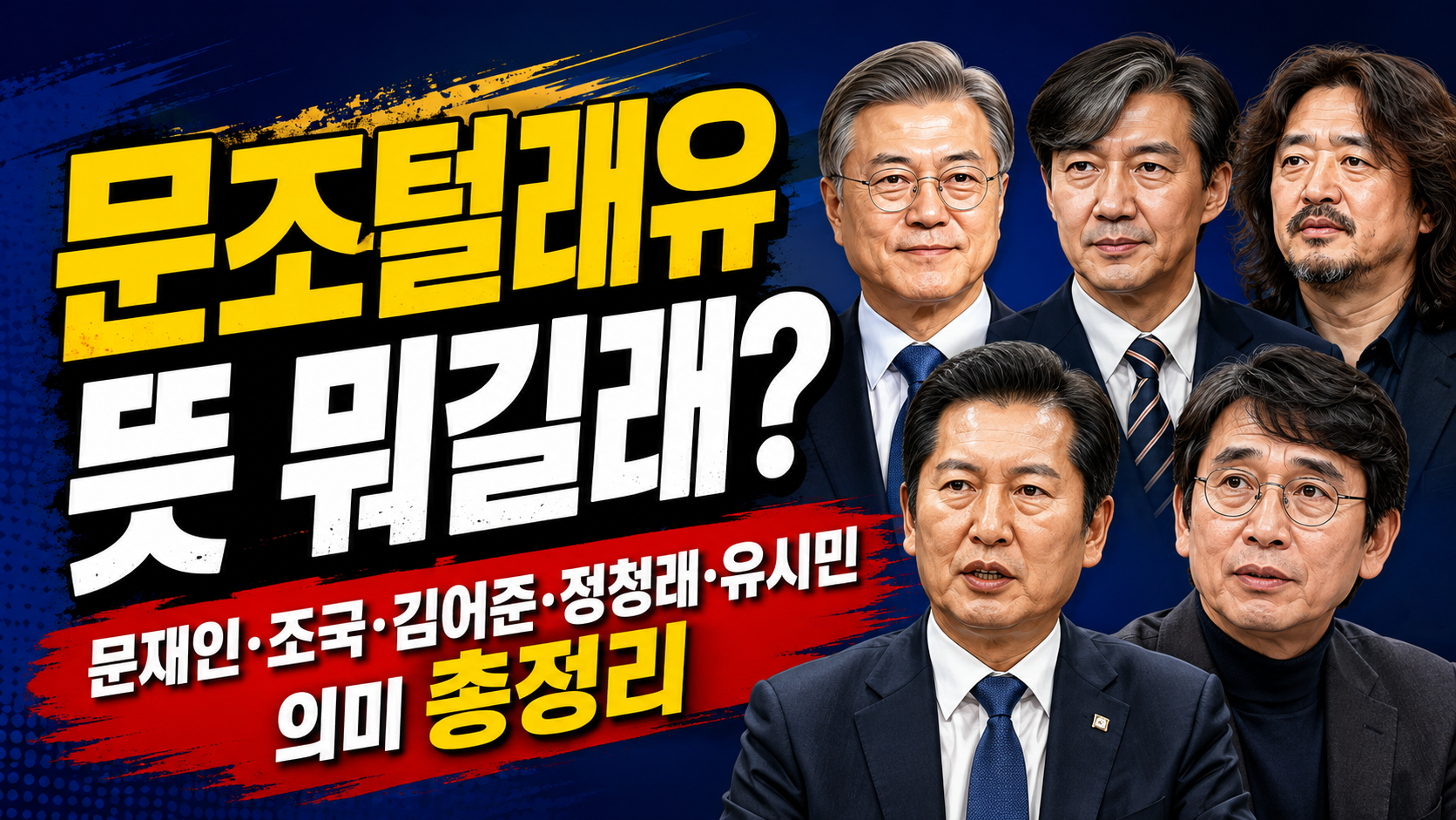 문조털래유 뜻 뭐길래? 문재인 조국 김어준 정청래 유시민 의미 총정리