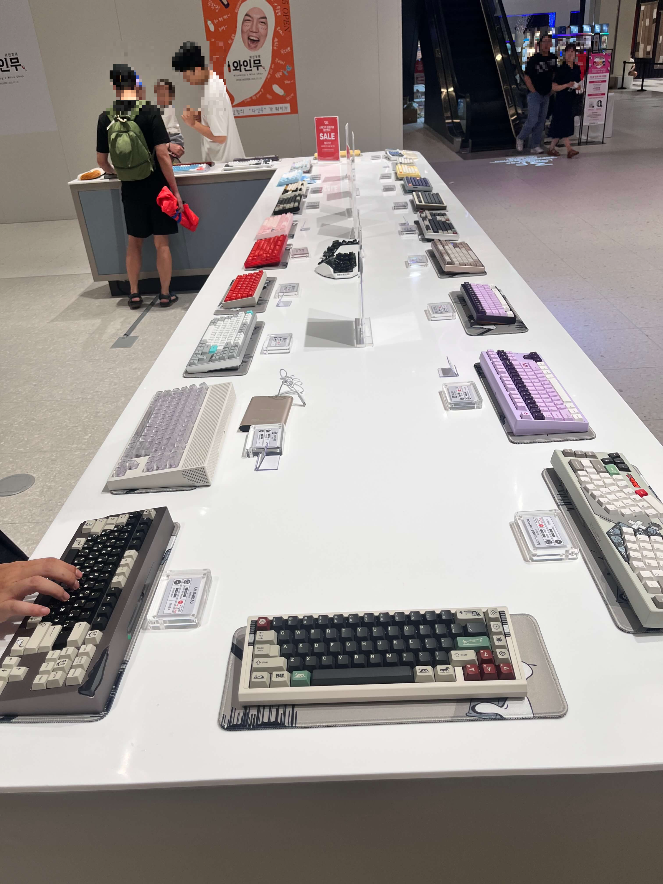 용산 아이파크몰 도파민 스테이션 키보드 스웨그키 팝업스토어