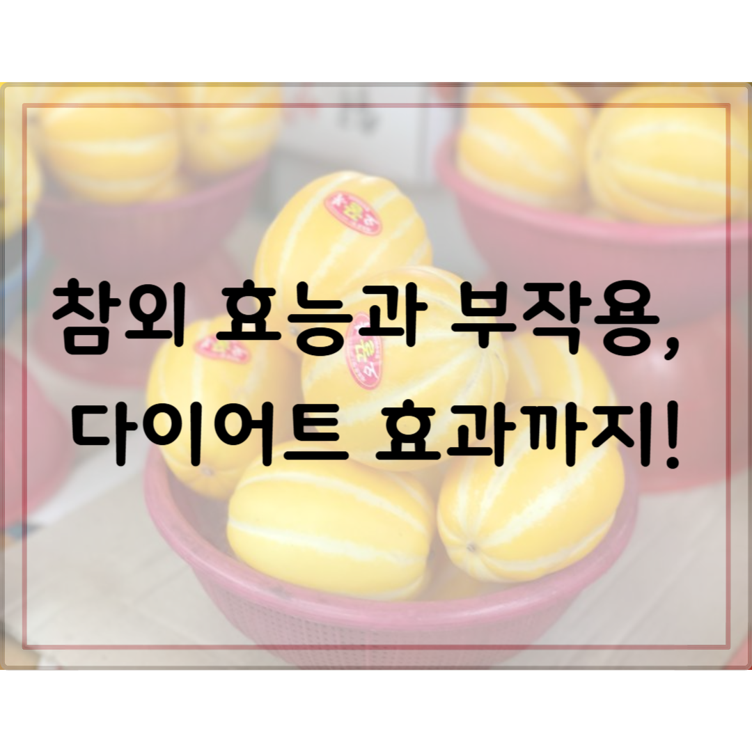 참외 효능