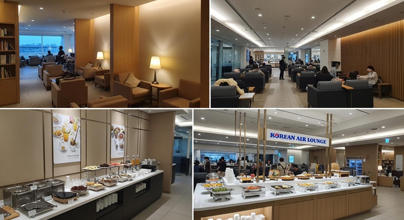 인천공항 대한항공 라운지