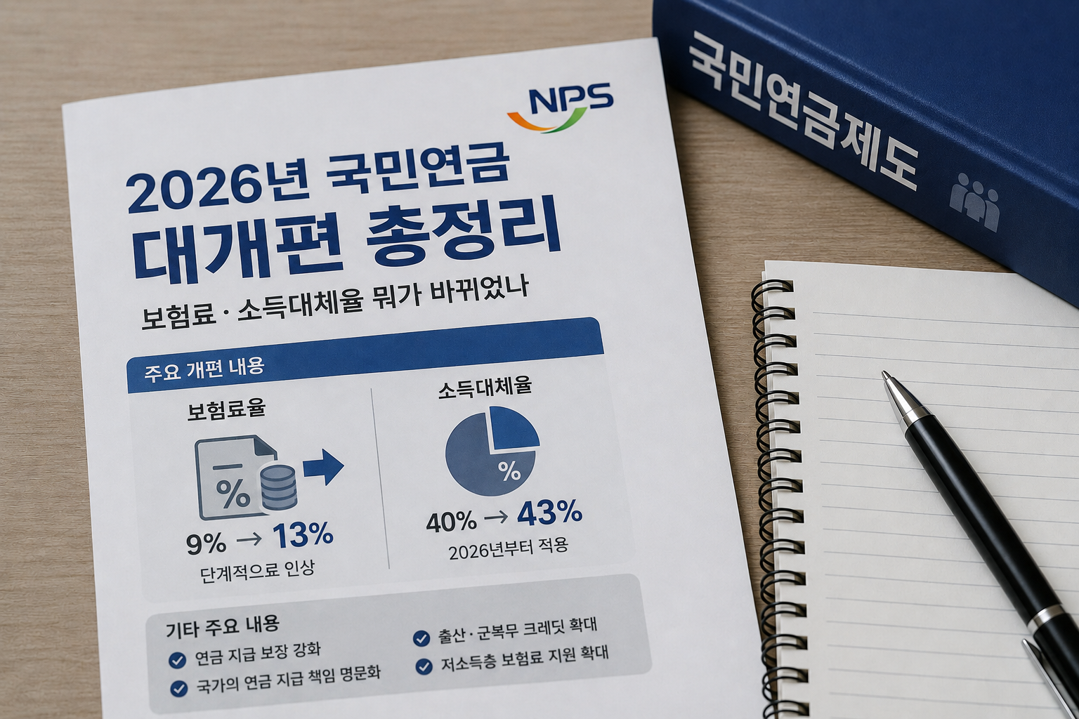 2026년 국민연금 대개편 총정리