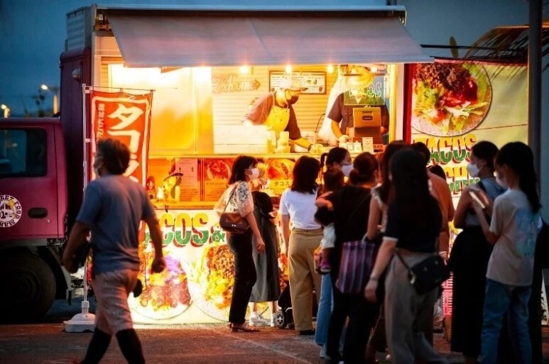 SENSHU BEACH LANTERN FEST 푸드트럭 사진