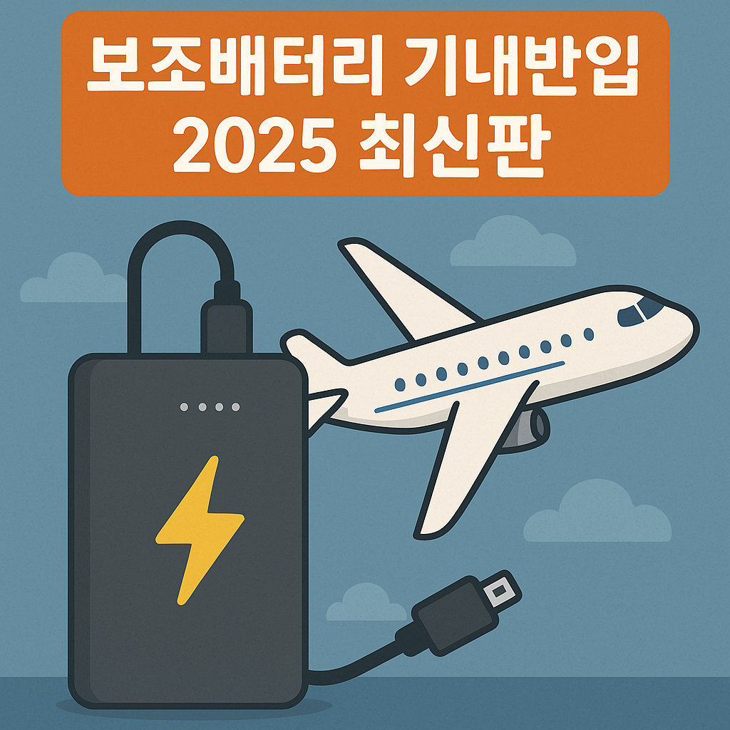 보조배터리 기내반입